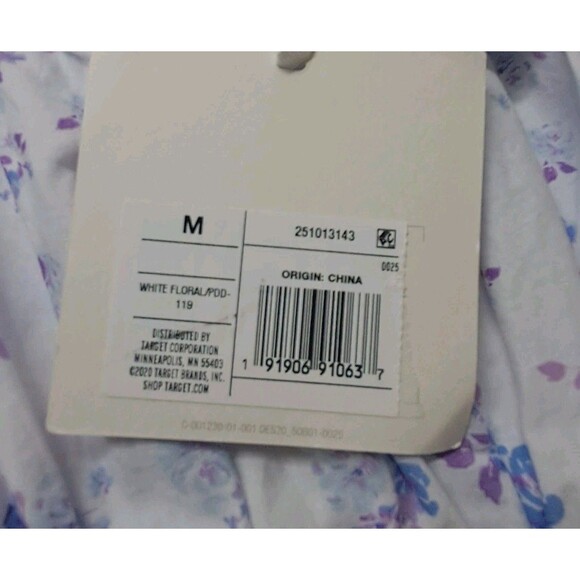 NWT LoveShackFancy x Target Gemma Dress Women's Medium White Maxi Floral Cottage - Picture 9 of 14